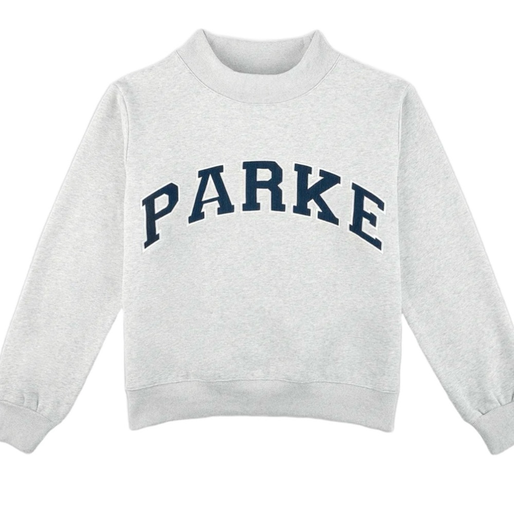 Parke Varsity Grey Mockneck